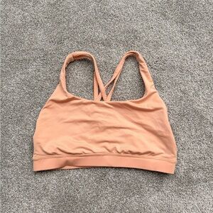 Lululemon Women’s size 6 Energy Orange Peach Sports Bra